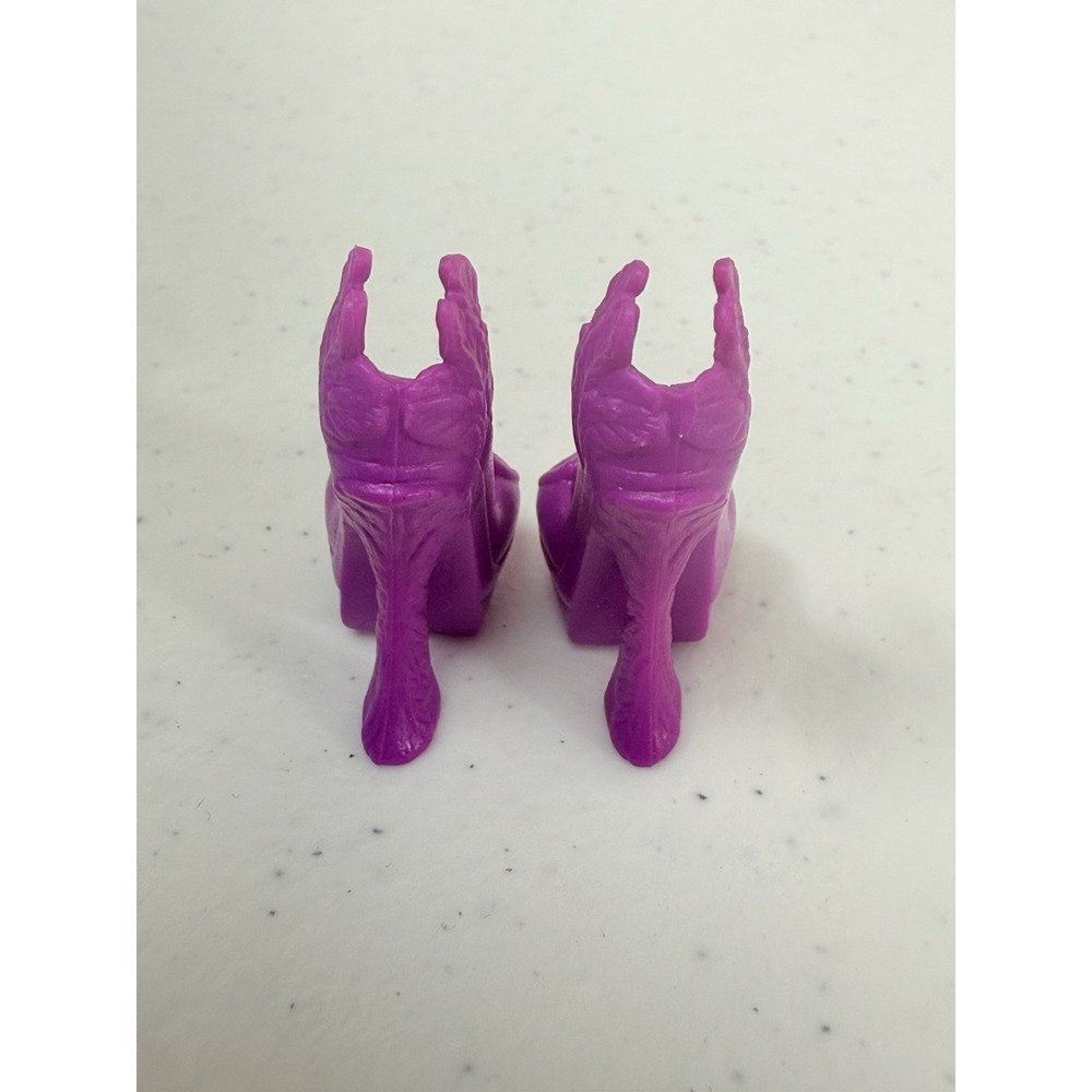 Monster High Inner Monster Spooky Sweet n Frightfully Fierce Purple Heels Shoes - Picture 3 of 4